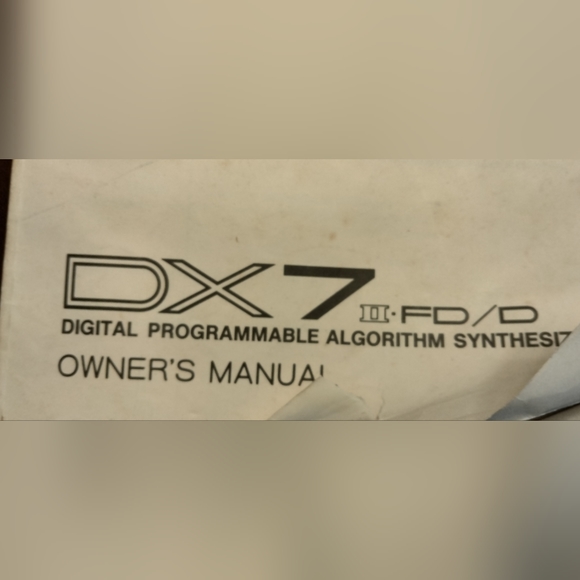 Vintage Yamaha DX-9 keyboard manuals - Picture 3 of 7